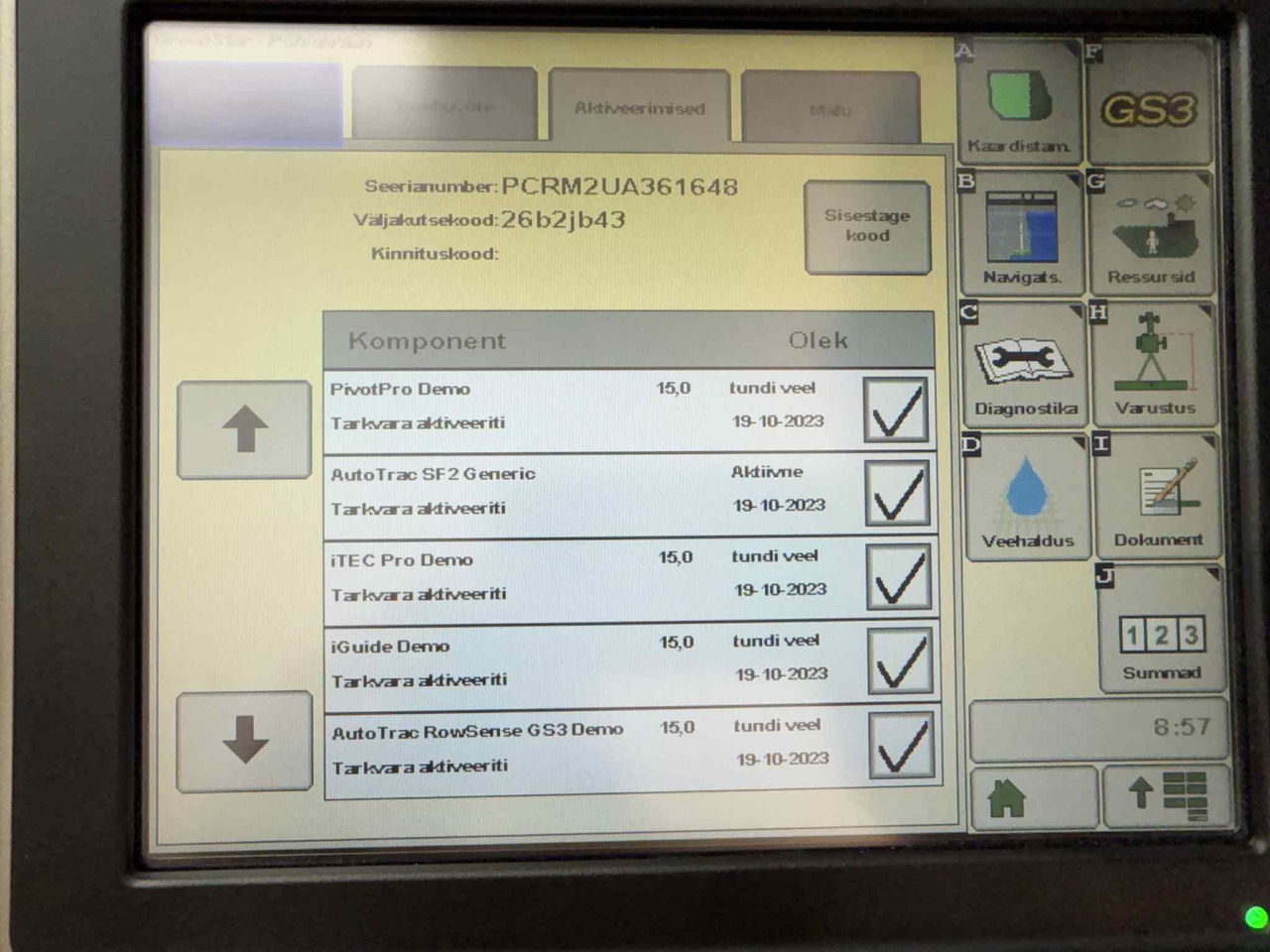 JOHN DEERE Starfire - Σύστημα πλοήγησης για Τρακτέρ: φωτογραφία 5 JOHN DEERE Starfire - Σύστημα πλοήγησης για Τρακτέρ: φωτογραφία 5