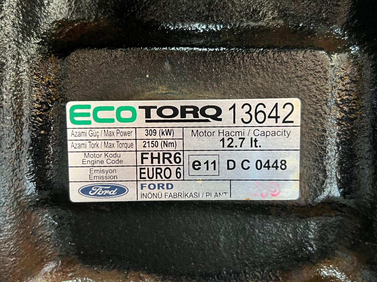 Κινητήρας για Φορτηγό BLOC MOTOR FORD CARGO F-MAX FHR6: φωτογραφία 6