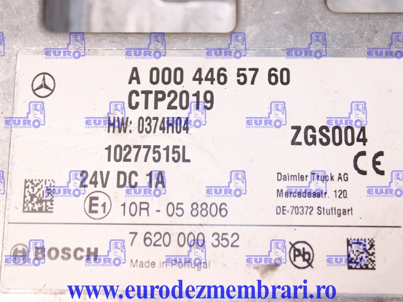 CALCULATOR CTP2019 MERCEDES ACTROS MP5 A0004465760 - Ηλεκτρονική μονάδα ελέγχου για Φορτηγό: φωτογραφία 3 CALCULATOR CTP2019 MERCEDES ACTROS MP5 A0004465760 - Ηλεκτρονική μονάδα ελέγχου για Φορτηγό: φωτογραφία 3
