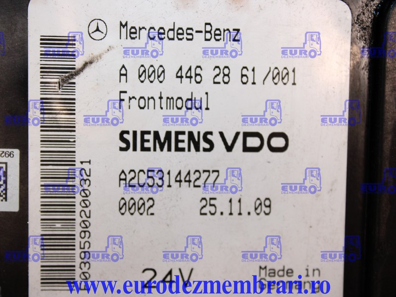 CALCULATOR FRONTMODUL MERCEDES ACTROS MP3 A0004462861, A0004462661 - Ηλεκτρονική μονάδα ελέγχου για Φορτηγό: φωτογραφία 2 CALCULATOR FRONTMODUL MERCEDES ACTROS MP3 A0004462861, A0004462661 - Ηλεκτρονική μονάδα ελέγχου για Φορτηγό: φωτογραφία 2