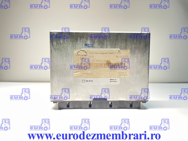 CALCULATOR HVA MAN TGX TGS TGA 81.25805.7103, 81.25805.7060, 81.25805.7034 - Ηλεκτρονική μονάδα ελέγχου για Φορτηγό: φωτογραφία 1 CALCULATOR HVA MAN TGX TGS TGA 81.25805.7103, 81.25805.7060, 81.25805.7034 - Ηλεκτρονική μονάδα ελέγχου για Φορτηγό: φωτογραφία 1