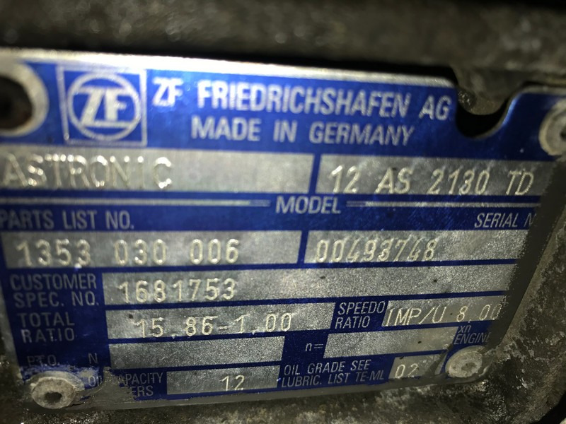 CUTIE DE VITEZE ZF 12 AS 2130 TD R=15,86-1,00 - Κιβώτιο ταχυτήτων για Φορτηγό: φωτογραφία 3 CUTIE DE VITEZE ZF 12 AS 2130 TD R=15,86-1,00 - Κιβώτιο ταχυτήτων για Φορτηγό: φωτογραφία 3