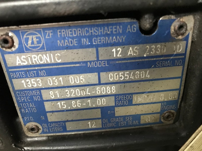 CUTIE DE VITEZE ZF 12 AS 2330 TD R=15,86-1,00 - Κιβώτιο ταχυτήτων για Φορτηγό: φωτογραφία 3 CUTIE DE VITEZE ZF 12 AS 2330 TD R=15,86-1,00 - Κιβώτιο ταχυτήτων για Φορτηγό: φωτογραφία 3