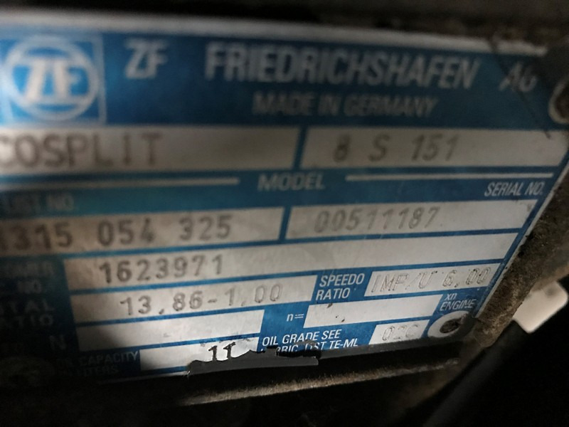 CUTIE DE VITEZE ZF 8 S 151 R=13,86-1,00 - Κιβώτιο ταχυτήτων για Φορτηγό: φωτογραφία 3 CUTIE DE VITEZE ZF 8 S 151 R=13,86-1,00 - Κιβώτιο ταχυτήτων για Φορτηγό: φωτογραφία 3