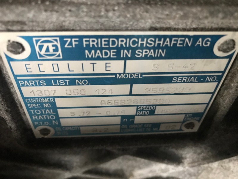 CUTIE DE VITEZE ZF S 5-42 R=5,72-0,76 - Κιβώτιο ταχυτήτων για Φορτηγό: φωτογραφία 3 CUTIE DE VITEZE ZF S 5-42 R=5,72-0,76 - Κιβώτιο ταχυτήτων για Φορτηγό: φωτογραφία 3