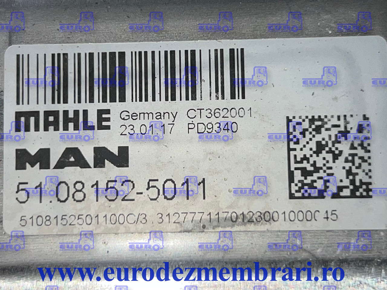 EGR MAN TGX D3876 51.08152.5011 - Ψυγείο EGR για Φορτηγό: φωτογραφία 3 EGR MAN TGX D3876 51.08152.5011 - Ψυγείο EGR για Φορτηγό: φωτογραφία 3