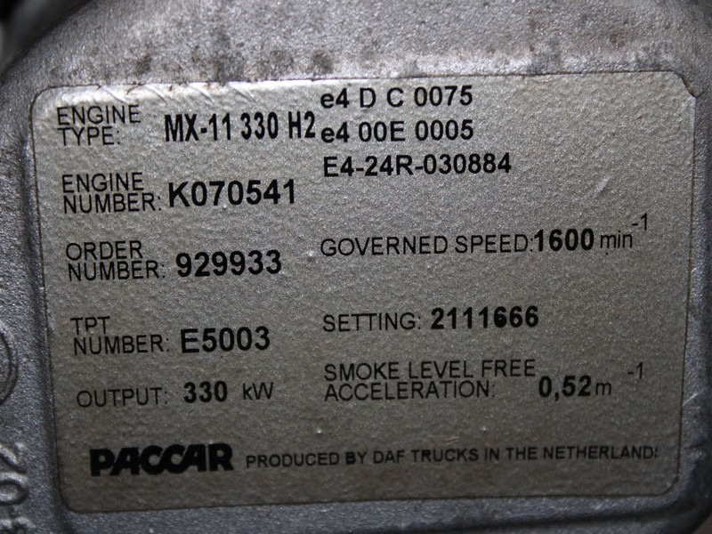 MOTOR DAF MX-11 330 H2 450CP EURO 6 2111666 - Κινητήρας για Φορτηγό: φωτογραφία 5 MOTOR DAF MX-11 330 H2 450CP EURO 6 2111666 - Κινητήρας για Φορτηγό: φωτογραφία 5