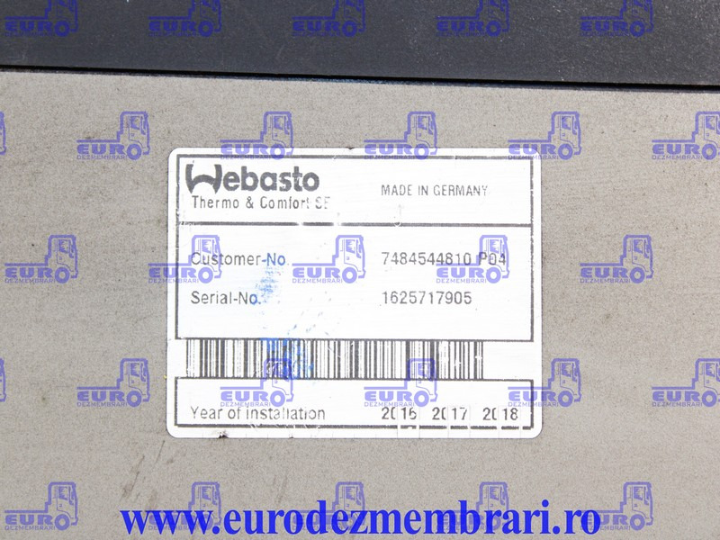 SIROCOU RENAULT T AIR TOP EVO 2000 7484544810 - Θέρμανση/ Εξαερισμός για Φορτηγό: φωτογραφία 4 SIROCOU RENAULT T AIR TOP EVO 2000 7484544810 - Θέρμανση/ Εξαερισμός για Φορτηγό: φωτογραφία 4