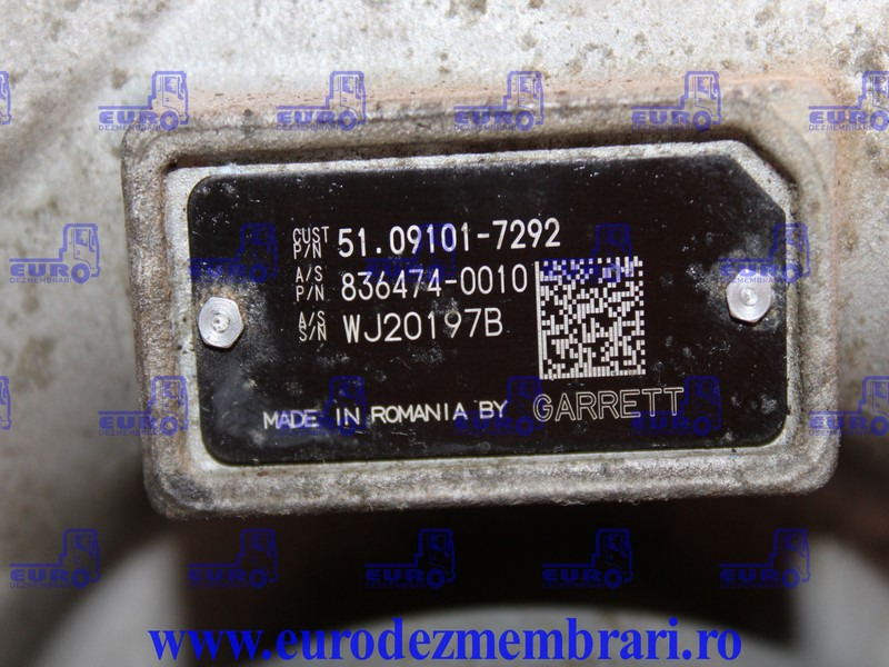 TURBOSUFLANTA MAN D2676 51.09101.7292, 51.09101.7267, 51.09101.7385 - Τουρμπίνα για Φορτηγό: φωτογραφία 3 TURBOSUFLANTA MAN D2676 51.09101.7292, 51.09101.7267, 51.09101.7385 - Τουρμπίνα για Φορτηγό: φωτογραφία 3