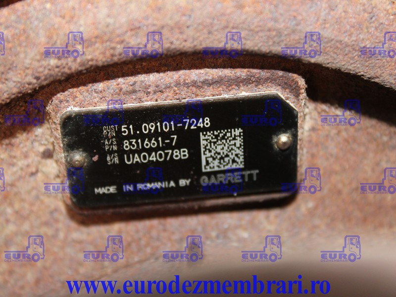 TURBOSUFLANTA MAN D2676 EURO 6 51.09101.7248, 51.09101.7268 - Τουρμπίνα για Φορτηγό: φωτογραφία 3 TURBOSUFLANTA MAN D2676 EURO 6 51.09101.7248, 51.09101.7268 - Τουρμπίνα για Φορτηγό: φωτογραφία 3