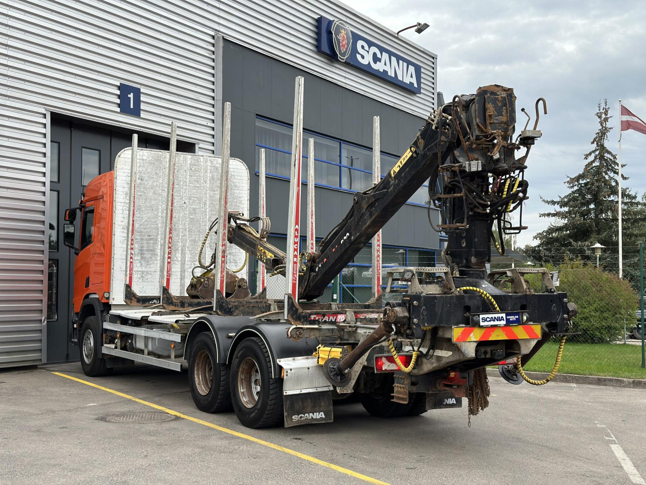 Φορτηγό σασί SCANIA R 450 B6x4HZ: φωτογραφία 10