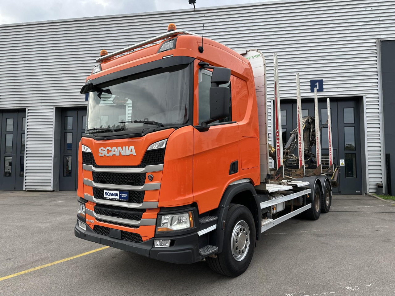 Φορτηγό σασί SCANIA R 450 B6x4HZ: φωτογραφία 9