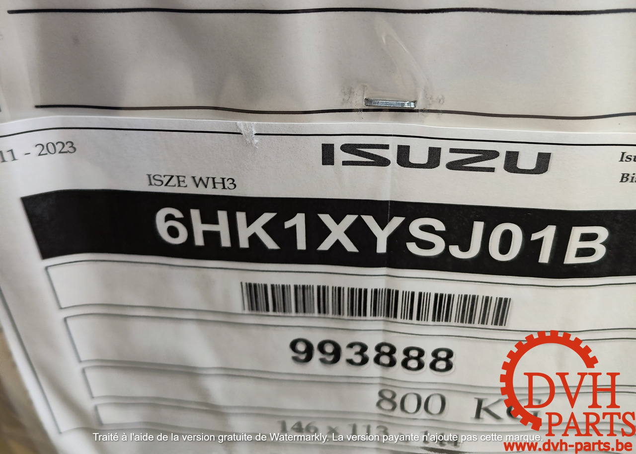 ISUZU 6HK1-XYSJ-01B - Κινητήρας για Ερπυστριοφόρος εκσκαφέας: φωτογραφία 1 ISUZU 6HK1-XYSJ-01B - Κινητήρας για Ερπυστριοφόρος εκσκαφέας: φωτογραφία 1