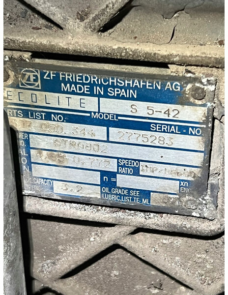 DAF Ecolite S 5-42 - Κιβώτιο ταχυτήτων: φωτογραφία 5 DAF Ecolite S 5-42 - Κιβώτιο ταχυτήτων: φωτογραφία 5