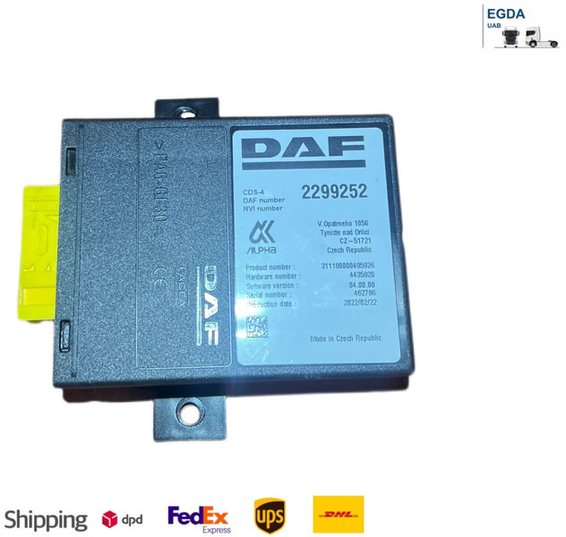 DAF - Ηλεκτρονική μονάδα ελέγχου: φωτογραφία 1 DAF - Ηλεκτρονική μονάδα ελέγχου: φωτογραφία 1
