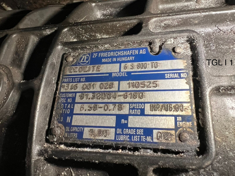 MAN ZF ECOLITE 6S 800 TO - Κιβώτιο ταχυτήτων: φωτογραφία 5 MAN ZF ECOLITE 6S 800 TO - Κιβώτιο ταχυτήτων: φωτογραφία 5