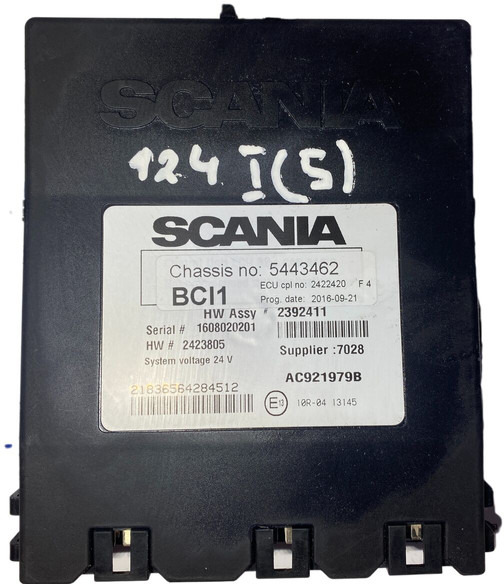 Scania BCI1 - Ηλεκτρονική μονάδα ελέγχου: φωτογραφία 1 Scania BCI1 - Ηλεκτρονική μονάδα ελέγχου: φωτογραφία 1