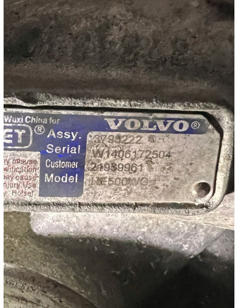 Volvo HE500WG - Τουρμπίνα: φωτογραφία 4 Volvo HE500WG - Τουρμπίνα: φωτογραφία 4