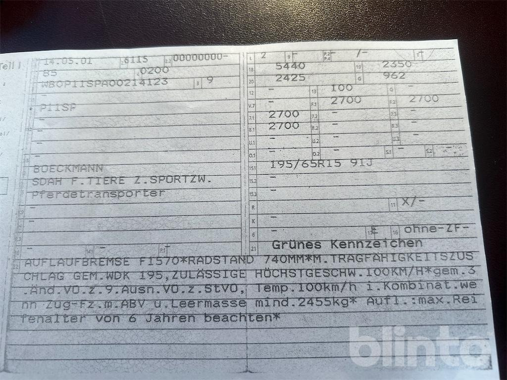 Böckmann P11SP (2001) - Τρέιλερ πλατφόρμα/ Καρότσα: φωτογραφία 5 Böckmann P11SP (2001) - Τρέιλερ πλατφόρμα/ Καρότσα: φωτογραφία 5