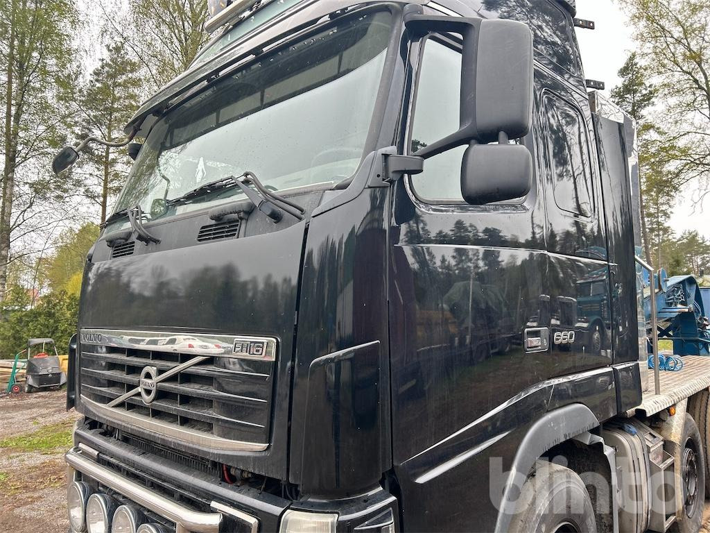 Τράκτορας Dragbil / VOLVO FH16 660 med 5:e axel och maskinsläp / Säljes som ekipage: φωτογραφία 9