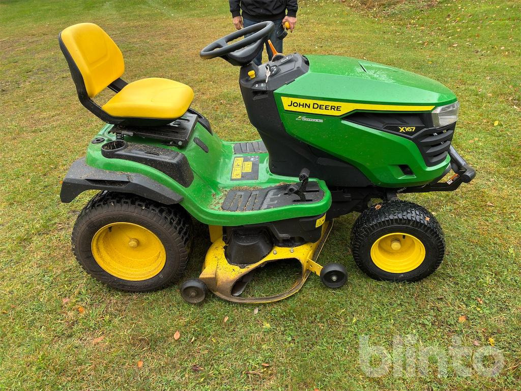 John Deere X167 - Χλοοκοπτικό: φωτογραφία 4 John Deere X167 - Χλοοκοπτικό: φωτογραφία 4