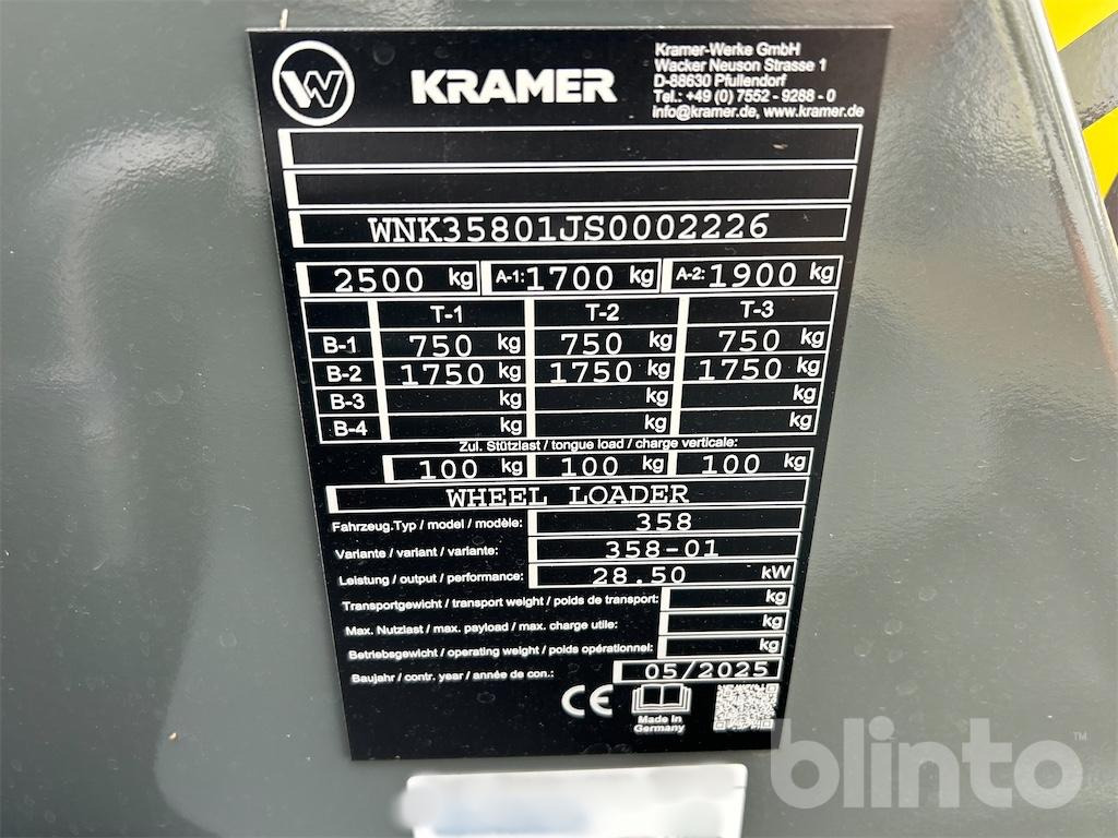 Kramer 358 (2025) - Φορτωτής πλάγιας ολίσθησης: φωτογραφία 5 Kramer 358 (2025) - Φορτωτής πλάγιας ολίσθησης: φωτογραφία 5