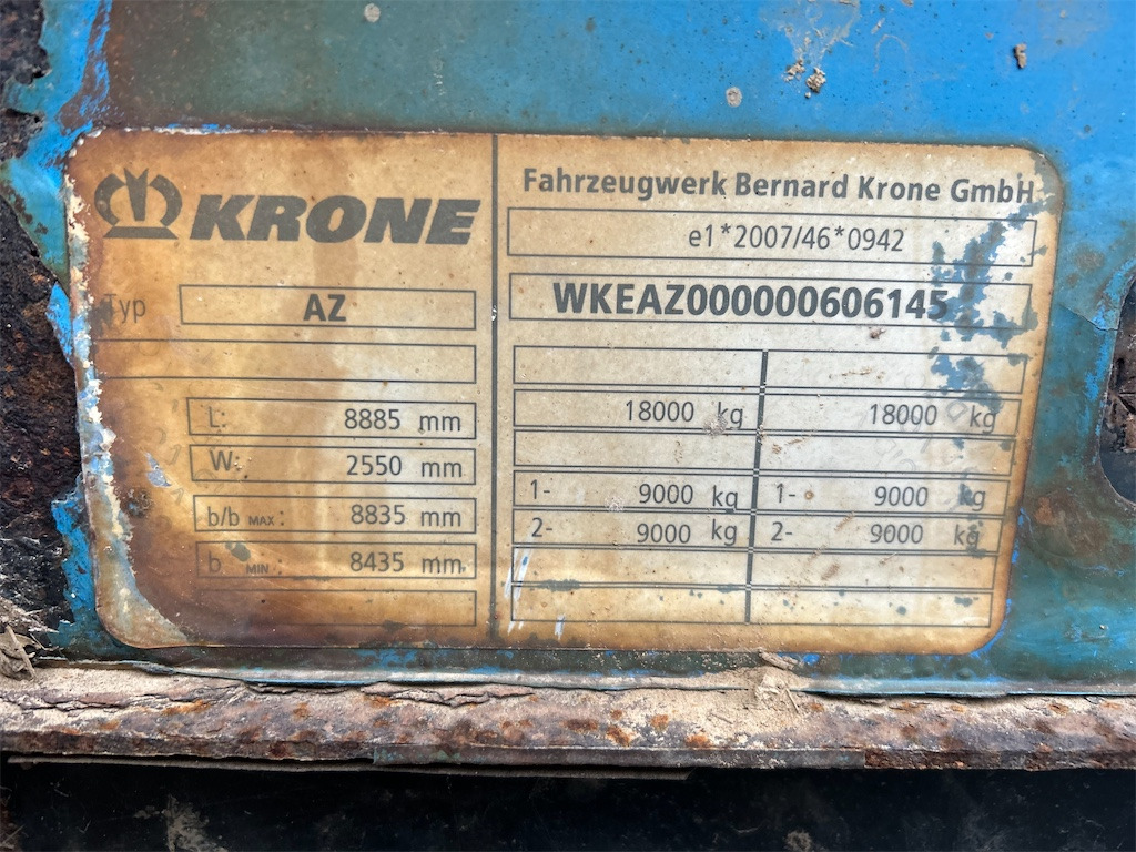 Krone AZ DB06L (2014) - Τρέιλερ κουρτίνα: φωτογραφία 5 Krone AZ DB06L (2014) - Τρέιλερ κουρτίνα: φωτογραφία 5