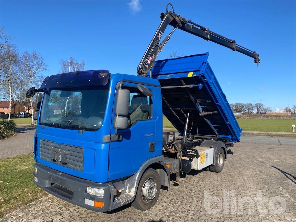 MAN TGL 8.210 (2008) m. Meiller-Kipper u. Hiab-Kran - Φορτηγό ανατρεπόμενο, Φορτηγό με γερανό: φωτογραφία 2 MAN TGL 8.210 (2008) m. Meiller-Kipper u. Hiab-Kran - Φορτηγό ανατρεπόμενο, Φορτηγό με γερανό: φωτογραφία 2