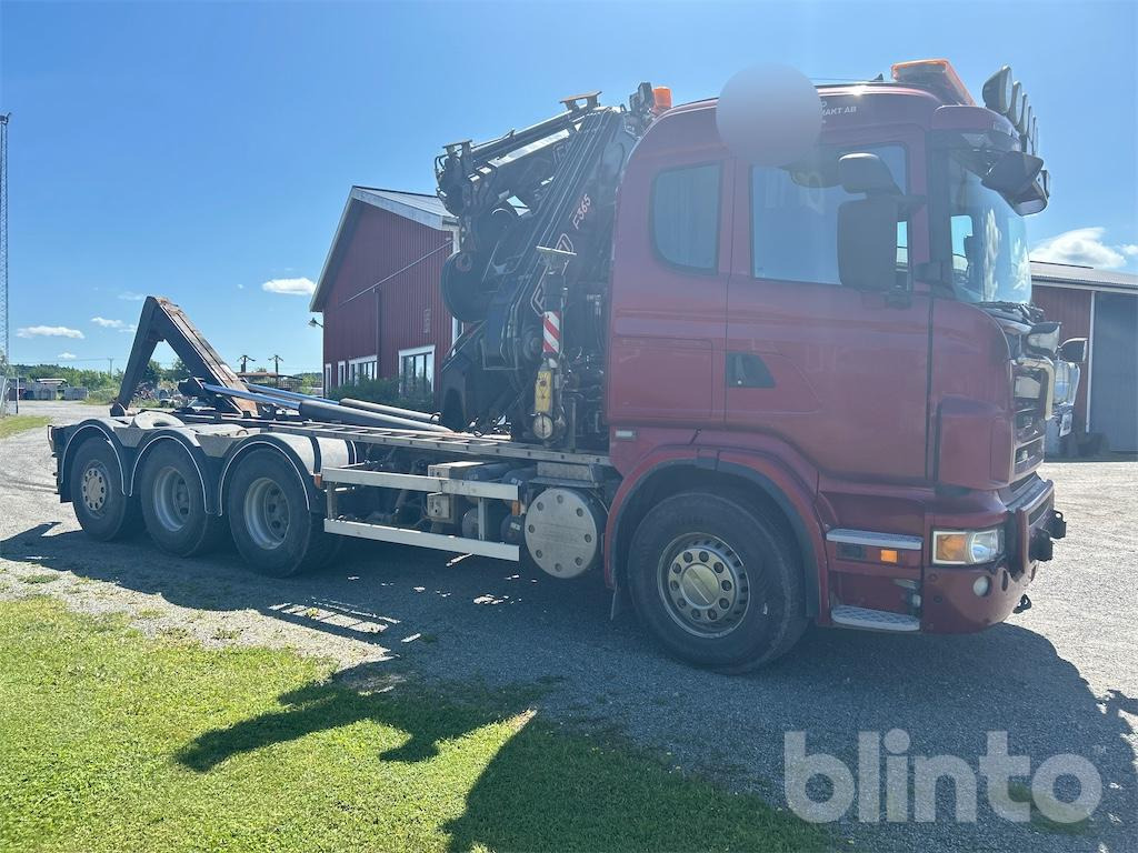 Scania R480L 8X4 - Φορτηγό φόρτωσης γάντζου, Φορτηγό με γερανό: φωτογραφία 4 Scania R480L 8X4 - Φορτηγό φόρτωσης γάντζου, Φορτηγό με γερανό: φωτογραφία 4