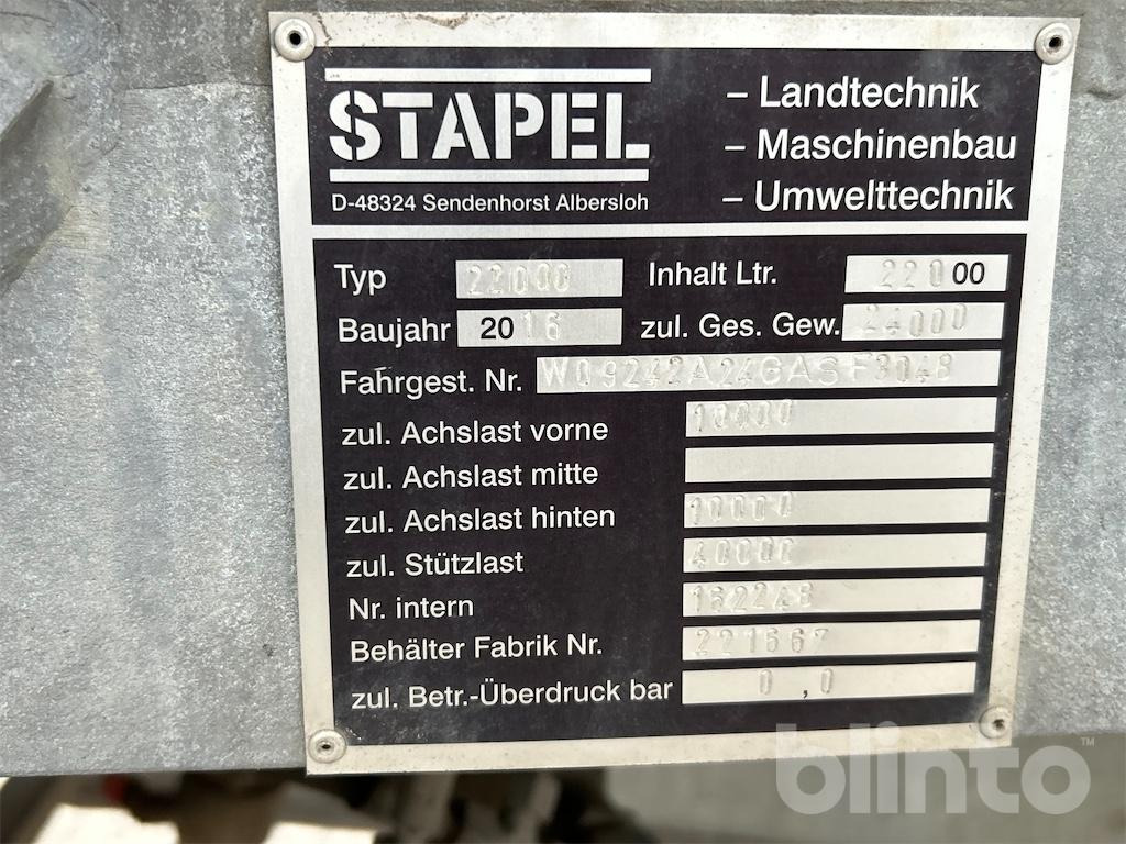 Stapel 22000 (2016) - Κοπροδιανομέας υγρής κοπριάς: φωτογραφία 5 Stapel 22000 (2016) - Κοπροδιανομέας υγρής κοπριάς: φωτογραφία 5