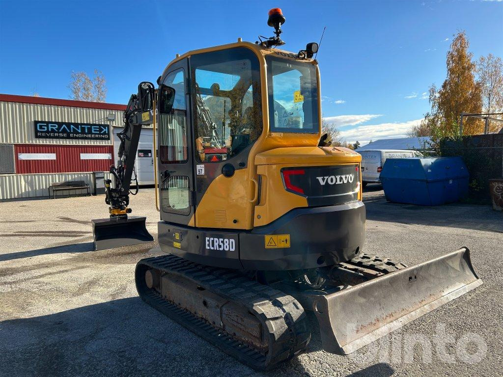 Volvo ECR58D - Ερπυστριοφόρος εκσκαφέας: φωτογραφία 5 Volvo ECR58D - Ερπυστριοφόρος εκσκαφέας: φωτογραφία 5