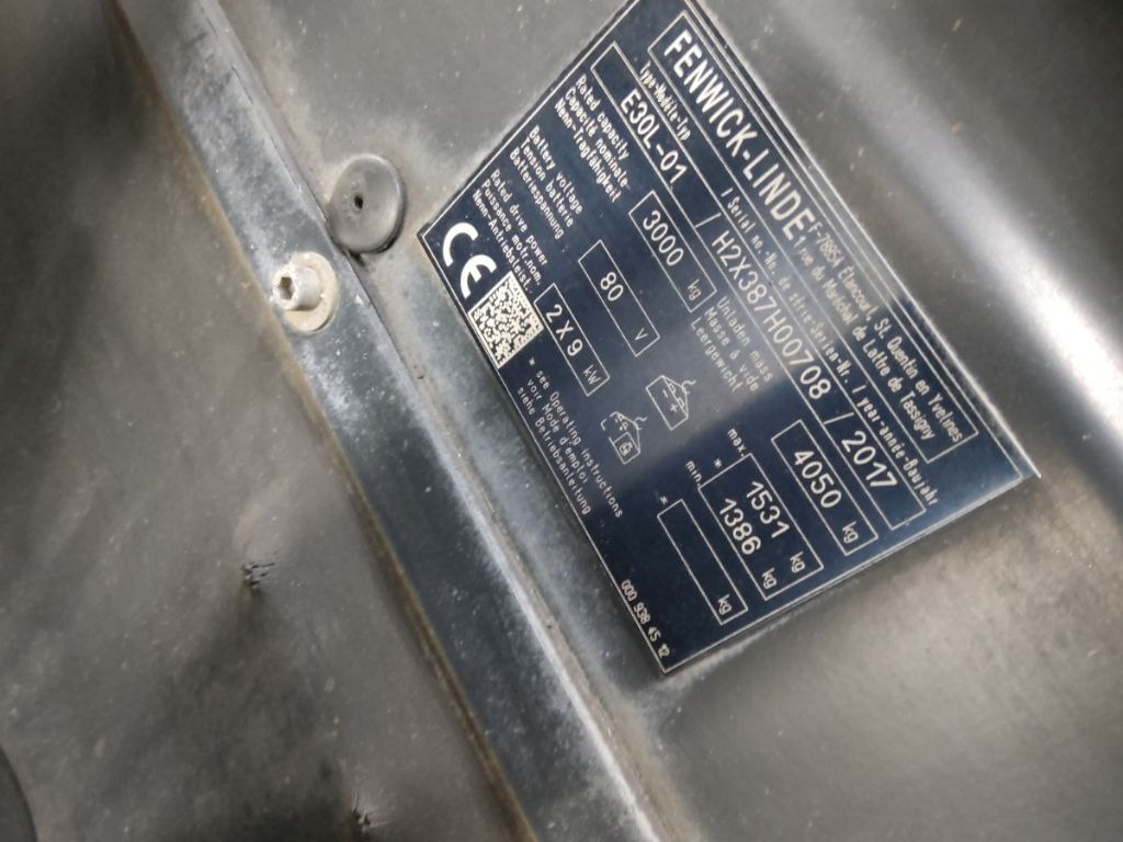 Linde E30L-01 - Ηλεκτροκίνητο περονοφόρο: φωτογραφία 5 Linde E30L-01 - Ηλεκτροκίνητο περονοφόρο: φωτογραφία 5