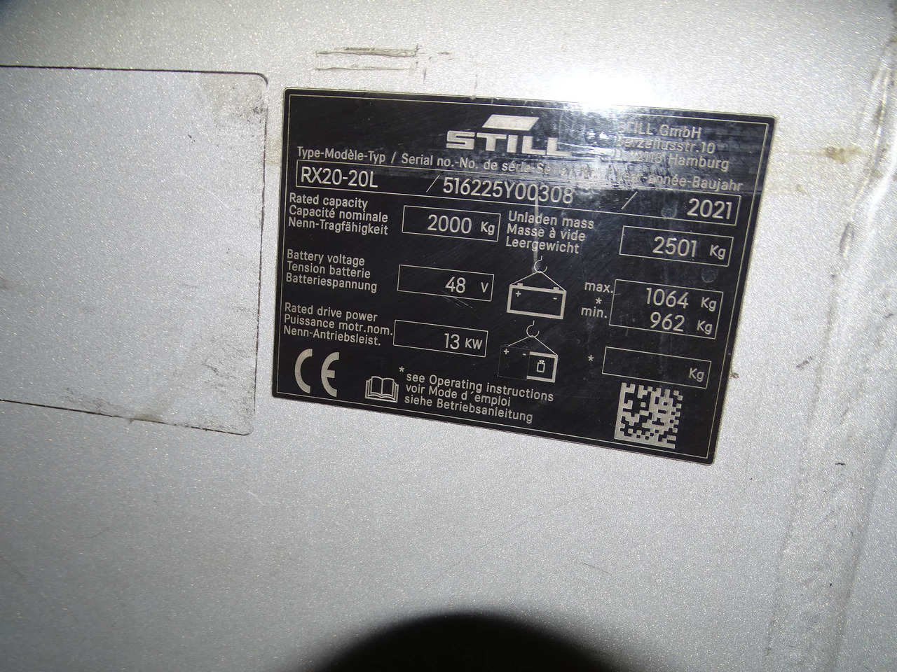 Still RX20-20L - Ηλεκτροκίνητο περονοφόρο: φωτογραφία 5 Still RX20-20L - Ηλεκτροκίνητο περονοφόρο: φωτογραφία 5