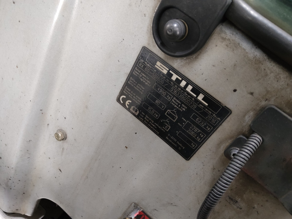 Ηλεκτροκίνητο περονοφόρο Still RX60-50/600: φωτογραφία 9 Ηλεκτροκίνητο περονοφόρο Still RX60-50/600: φωτογραφία 9