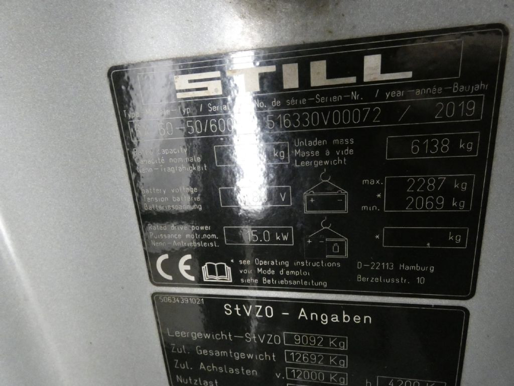 Still RX60-50/600 - Ηλεκτροκίνητο περονοφόρο: φωτογραφία 5 Still RX60-50/600 - Ηλεκτροκίνητο περονοφόρο: φωτογραφία 5