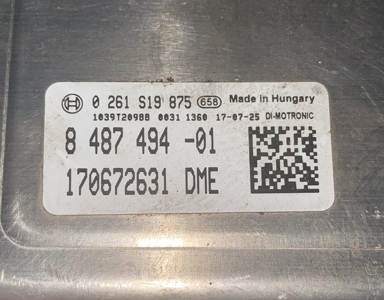 BMW Calculator 8487494 - Ηλεκτρονική μονάδα ελέγχου: φωτογραφία 4 BMW Calculator 8487494 - Ηλεκτρονική μονάδα ελέγχου: φωτογραφία 4