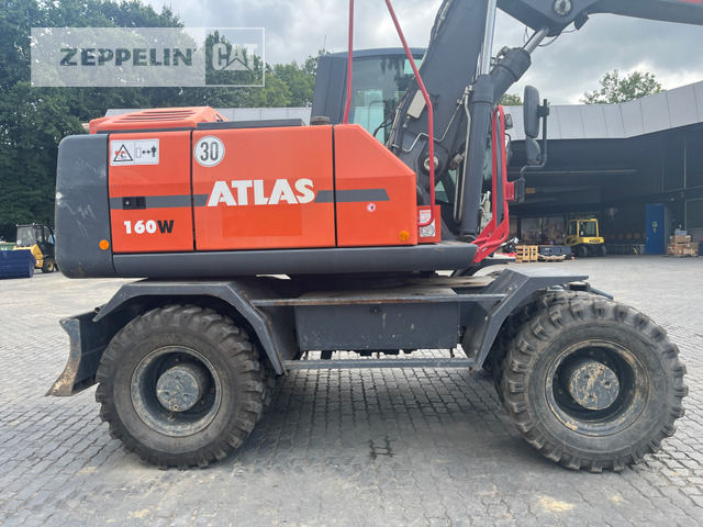 Atlas(Weyhausen) 160W - Τροχοφόρος εκσκαφέας: φωτογραφία 4 Atlas(Weyhausen) 160W - Τροχοφόρος εκσκαφέας: φωτογραφία 4