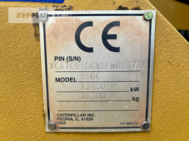 Cat 950G - Ελαστιχοφόρος φορτωτής: φωτογραφία 3 Cat 950G - Ελαστιχοφόρος φορτωτής: φωτογραφία 3