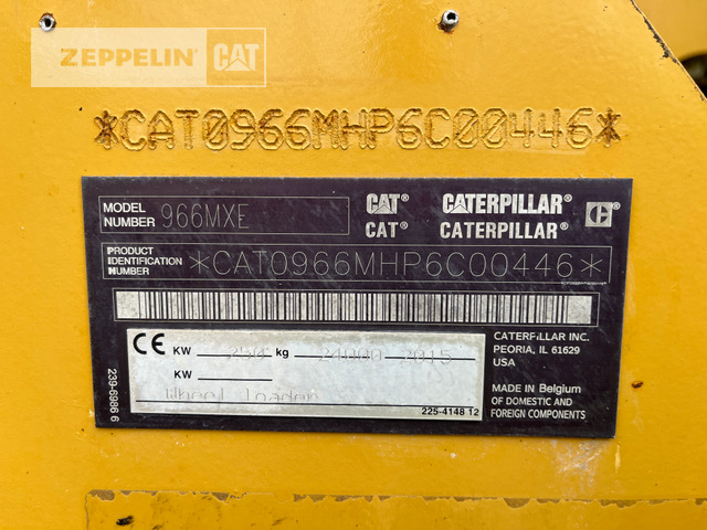 Cat 966MXE - Ελαστιχοφόρος φορτωτής: φωτογραφία 2 Cat 966MXE - Ελαστιχοφόρος φορτωτής: φωτογραφία 2