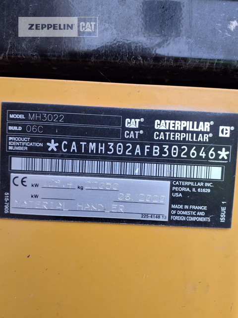 Cat MH3022-06C - Μηχάνημα Διαχείρισης Υλικών: φωτογραφία 5 Cat MH3022-06C - Μηχάνημα Διαχείρισης Υλικών: φωτογραφία 5