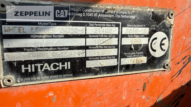 Hitachi ZW250-6 - Ελαστιχοφόρος φορτωτής: φωτογραφία 5 Hitachi ZW250-6 - Ελαστιχοφόρος φορτωτής: φωτογραφία 5