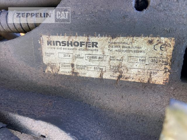 Kinshofer Greifer Kinsho 800mm - Κάδος τύπου αχιβάδας για Κατασκευή μηχανήματα: φωτογραφία 4 Kinshofer Greifer Kinsho 800mm - Κάδος τύπου αχιβάδας για Κατασκευή μηχανήματα: φωτογραφία 4