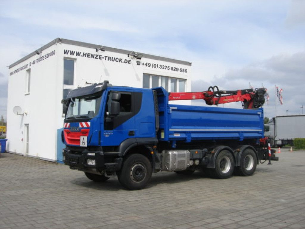 Iveco TRACKER 260T50 6x4 3-Achs Kipper Heckkran Espilo - Φορτηγό με γερανό, Φορτηγό ανατρεπόμενο: φωτογραφία 5 Iveco TRACKER 260T50 6x4 3-Achs Kipper Heckkran Espilo - Φορτηγό με γερανό, Φορτηγό ανατρεπόμενο: φωτογραφία 5