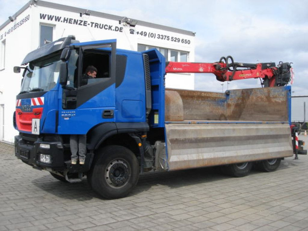 Iveco TRACKER 260T50 6x4 3-Achs Kipper Heckkran Espilo - Φορτηγό με γερανό, Φορτηγό ανατρεπόμενο: φωτογραφία 2 Iveco TRACKER 260T50 6x4 3-Achs Kipper Heckkran Espilo - Φορτηγό με γερανό, Φορτηγό ανατρεπόμενο: φωτογραφία 2
