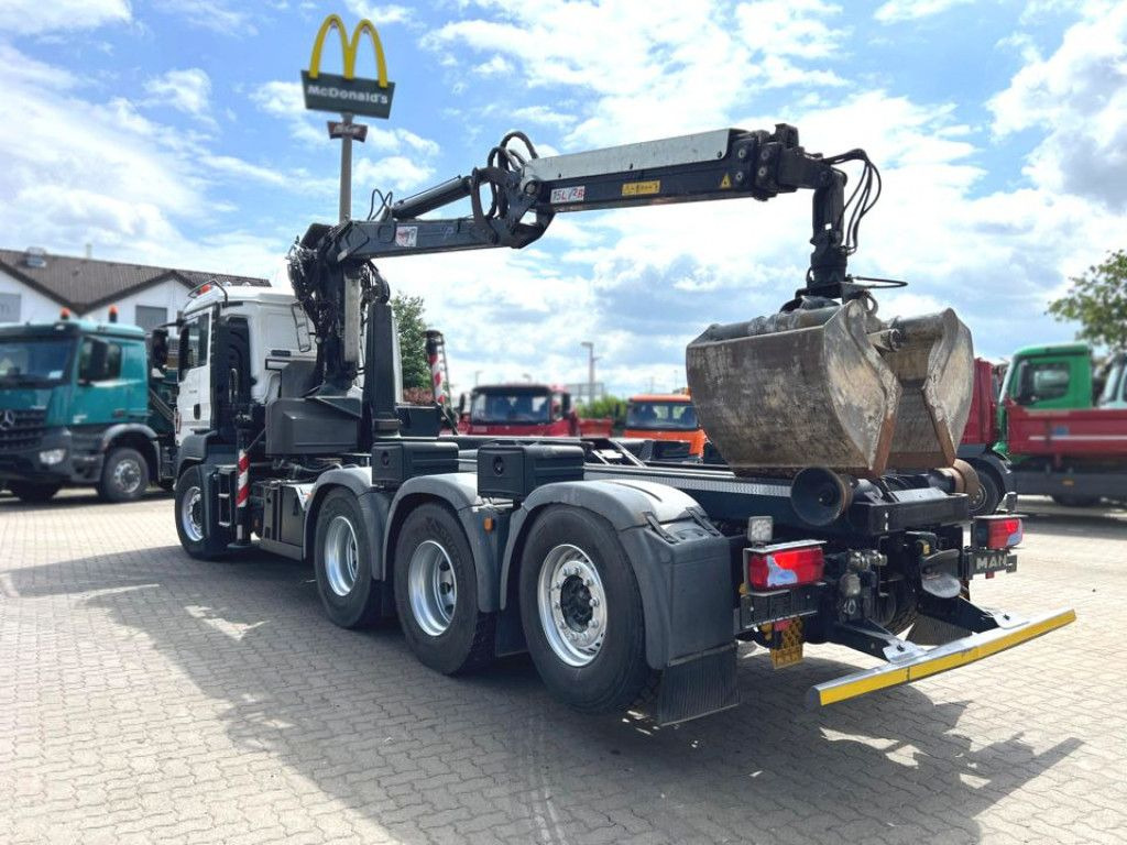 MAN TG-S 35.480 8x4 BL Abrollkipper mit Kran Penz-15 - Φορτηγό με γερανό: φωτογραφία 4 MAN TG-S 35.480 8x4 BL Abrollkipper mit Kran Penz-15 - Φορτηγό με γερανό: φωτογραφία 4