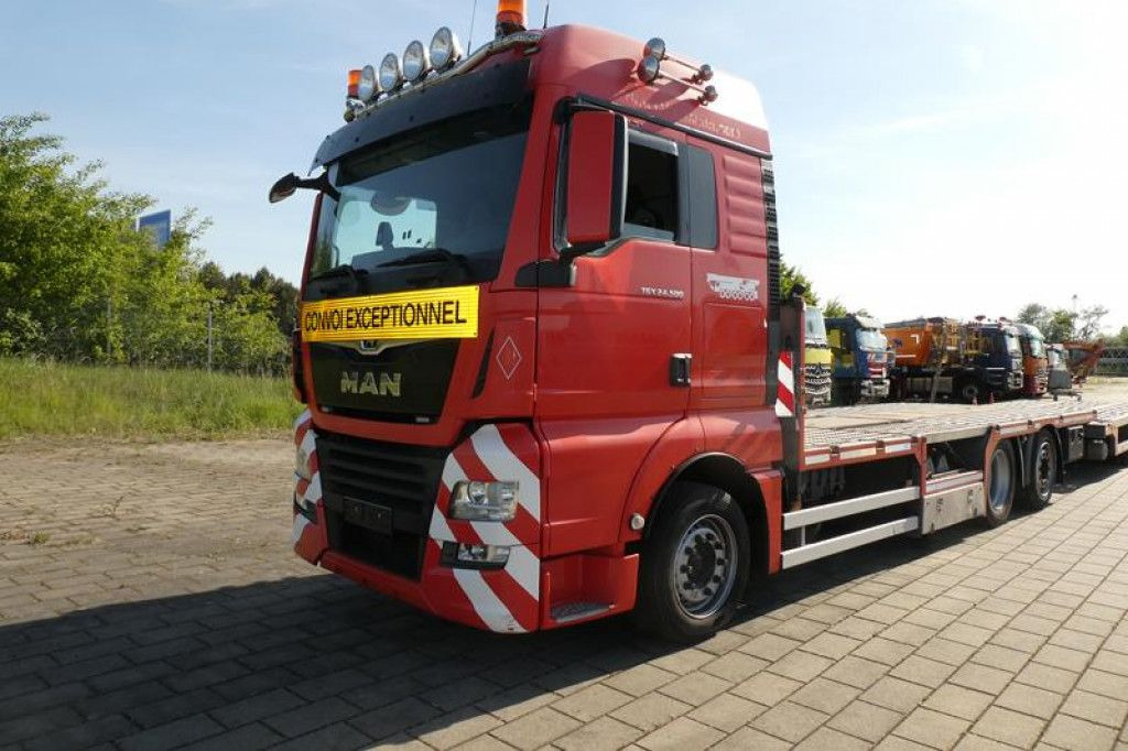 MAN TG-X 24.500 6x2-4 LL-U Pritsche Maschinentranspo - Φορτηγό αυτοκινητάμαξα: φωτογραφία 3 MAN TG-X 24.500 6x2-4 LL-U Pritsche Maschinentranspo - Φορτηγό αυτοκινητάμαξα: φωτογραφία 3