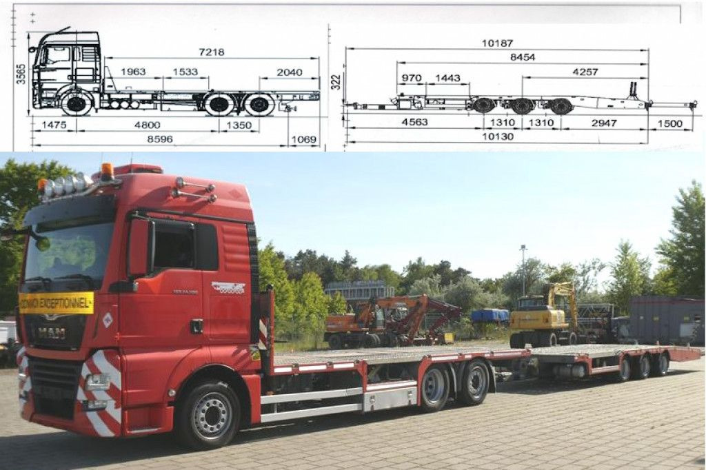 MAN TG-X 24.500 6x2-4 LL-U Pritsche Maschinentranspo - Φορτηγό με ανοιχτή καρότσα: φωτογραφία 1 MAN TG-X 24.500 6x2-4 LL-U Pritsche Maschinentranspo - Φορτηγό με ανοιχτή καρότσα: φωτογραφία 1