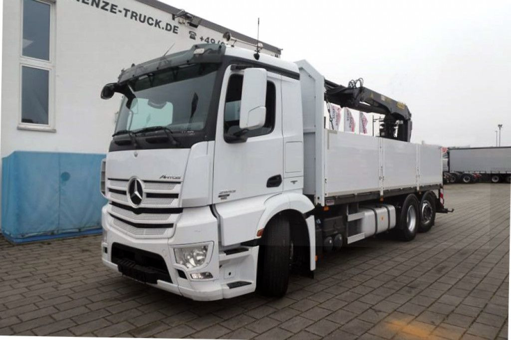 Mercedes-Benz Antos 2543 L/6x2 Pritsche Heckkran - Φορτηγό με γερανό: φωτογραφία 2 Mercedes-Benz Antos 2543 L/6x2 Pritsche Heckkran - Φορτηγό με γερανό: φωτογραφία 2