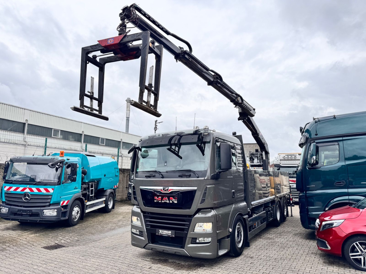 MAN 26.460 TGX Baustoffkran HMF 2110-L3 - Φορτηγό με γερανό: φωτογραφία 4 MAN 26.460 TGX Baustoffkran HMF 2110-L3 - Φορτηγό με γερανό: φωτογραφία 4