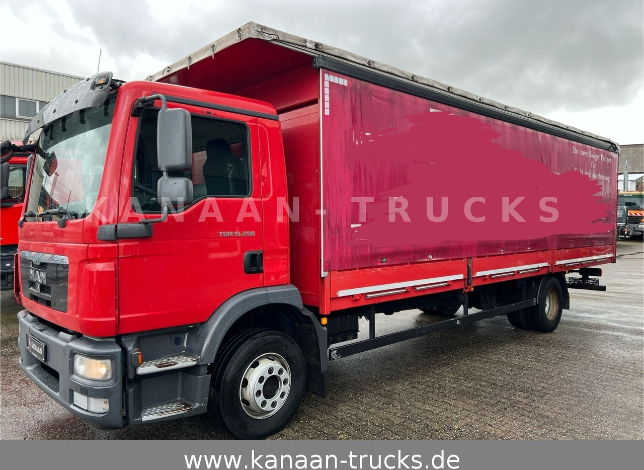 MAN TGM 15.250 Spezial Aufbau Langmaterial 7,5m - Φορτηγό μουσαμάς: φωτογραφία 2 MAN TGM 15.250 Spezial Aufbau Langmaterial 7,5m - Φορτηγό μουσαμάς: φωτογραφία 2
